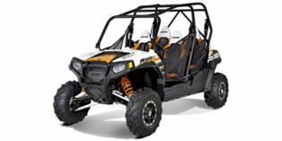 2012 Polaris Ranger® RZR® 4 800 EPS Robbie Gordon Edition White / Orange Madness LE