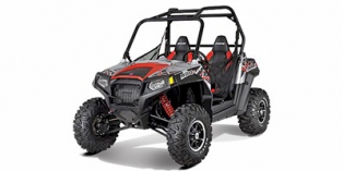 2012 Polaris Ranger® RZR® S 800 Liquid Silver / Red LE