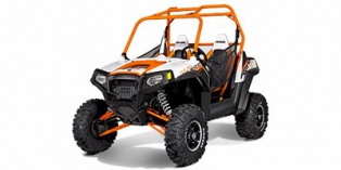 2013 Polaris RZR® S 800 Orange / White LE